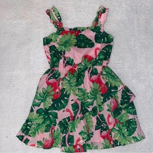 Janie and Jack flamingo dress - size 5